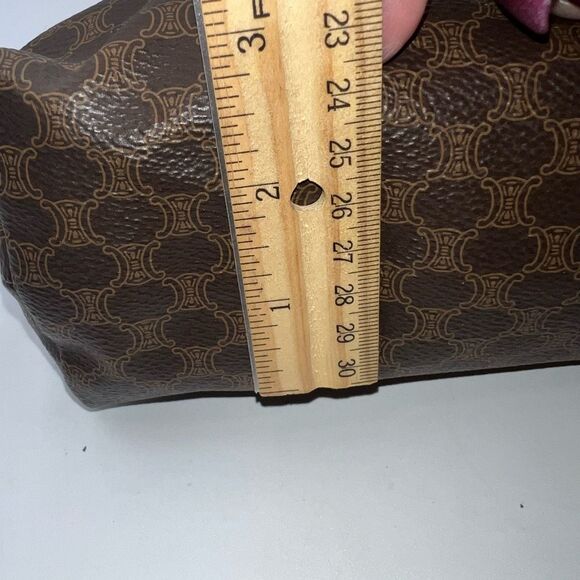 Celine Vintage Macadam Pouch with COA *see pics and description - Picture 8 of 13